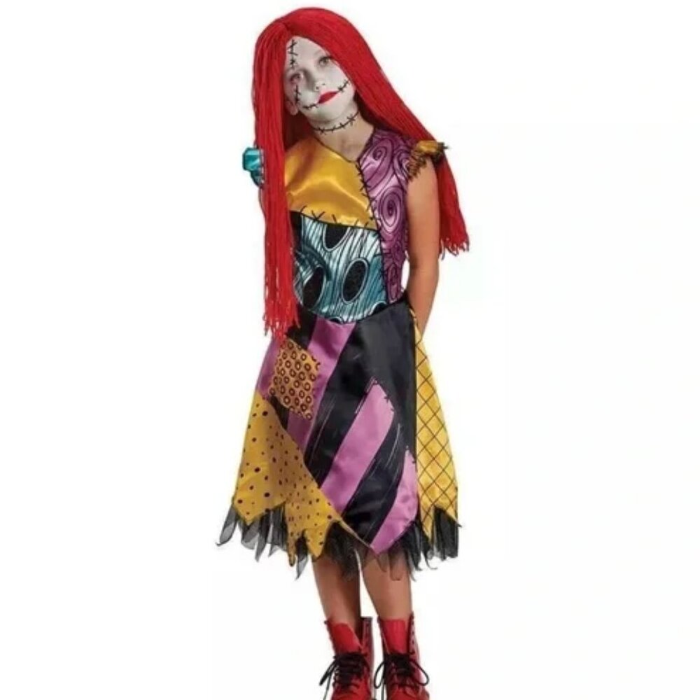 Girls‎ L (10-12) Sally Deluxe Costume Nightmare Before Christmas Halloween